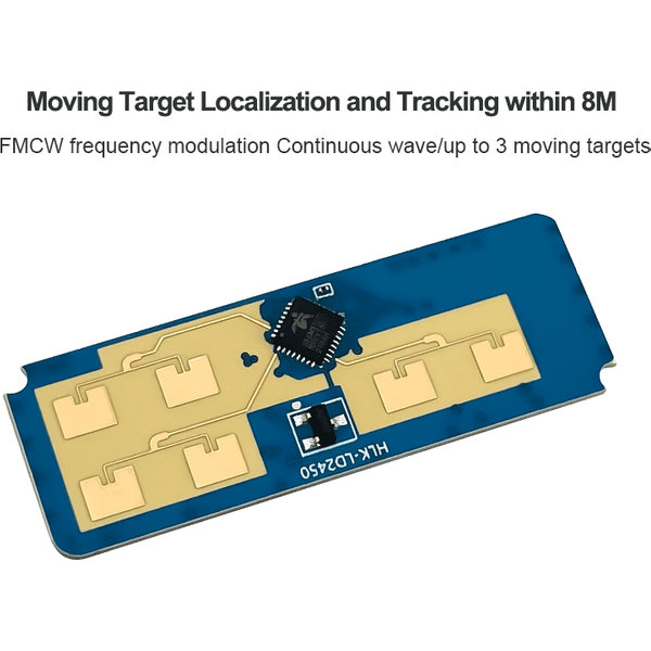 24G HLK-LD2450 MM Welle Menschlichen Körper Motion Tracking Flugbahn Radar Sensor Modul LD2450 Sensing Entfernung 8M Smart Home