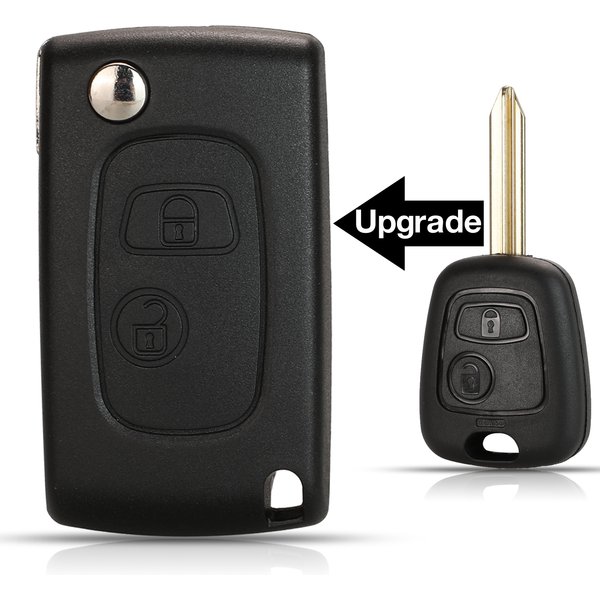 jingyuqin Upgrade Modified Remote Key Shell Case For Citroen Elysee Saxo Xsara Picasso Berlingo Peugeot Boxer Expert Partner