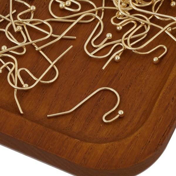 50 Stück 14K Gold gefüllte Ohrringhaken Französischer Ohrhaken Minimalistische Drahtohrzubehör Kostenloser Versand für die Schmuckherstellung DIY