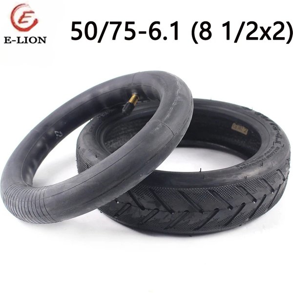 Pneu extérieur 50/75-6.1 pour trottinette électrique Xiaomi Mijia M365, pneu gonflable amélioré 8 1/2X2, chambre à air de remplacement
