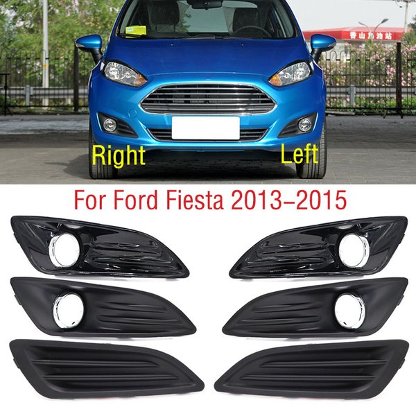 Couvercle de cadre de lunette de phare antibrouillard de pare-chocs avant de voiture, couvercle de coque de calandre, capuchon de capot, Ford Fi.C., 2013, 2014, 2015
