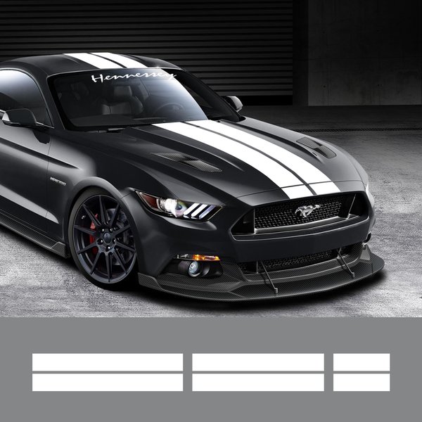 3Pcs Auto Aufkleber Auto Haube Bonent Dach Schwanz Decor Aufkleber Grafiken Streifen Kit Vinyl Tuning Abdeckung Für Ford Mustang GT500 GT350 GT