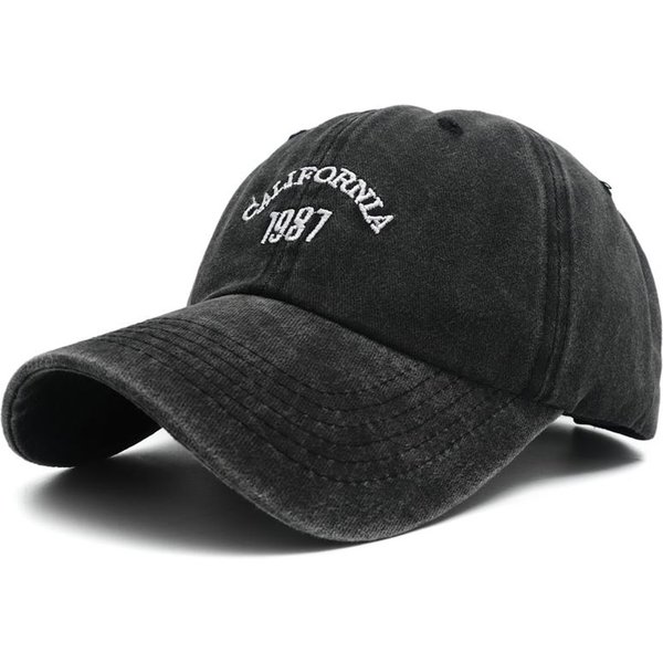 Casquette de Baseball brodée Vintage californienne 2023, Hip Hop, réglable, en coton noir, chapeaux de papa pour hommes Gorras Hombre Beisbol, nouvelle collection 1987