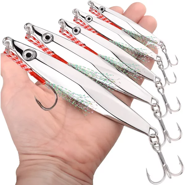1 stücke 40g 30g 20g 15g 10g Meer Angeln Köder Jigging Locken Metall Angeln Locken salzwasser Lockt Praktische Tackle Salzwasser Zubehör