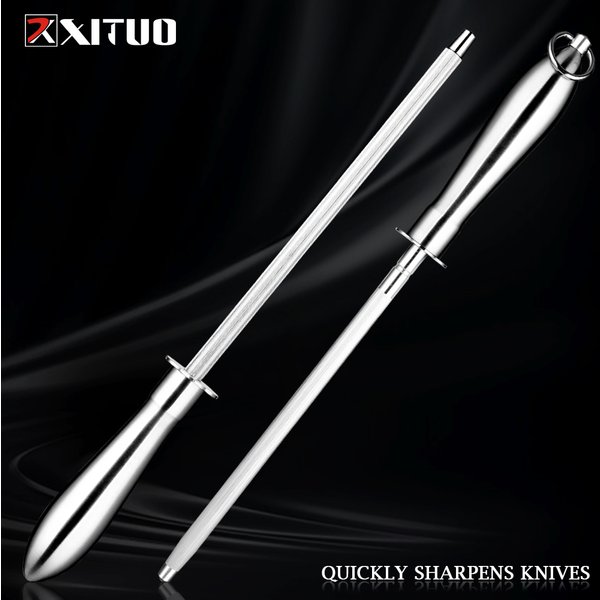 XITUO Japan 30,5 cm Diamant-Kohlenstoffstahl, professioneller Messerschärfer | Küche, Zuhause oder Jagd | Meisterkoch, Jäger oder Zuhause