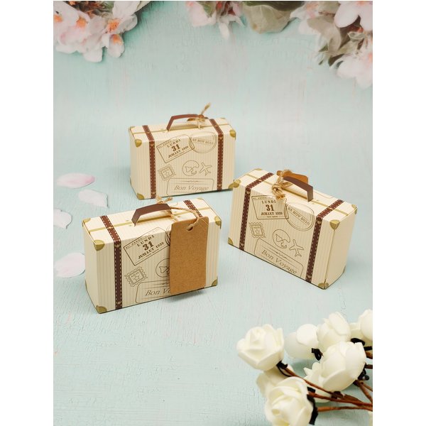 10/50 pièces Corde en chanvre pour étiquettes, emballage de bagages, boîtes à bonbons, boîtes cadeaux, avec poignée en ficelle de jute naturelle écologique pour emballage cadeau