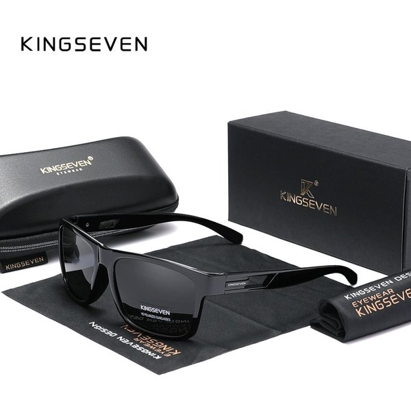 Genuine KINGSEVEN New 2023 Brand Design Men's Glasses Polarized Sunglasses Women UV Lens Fashion Eyewear