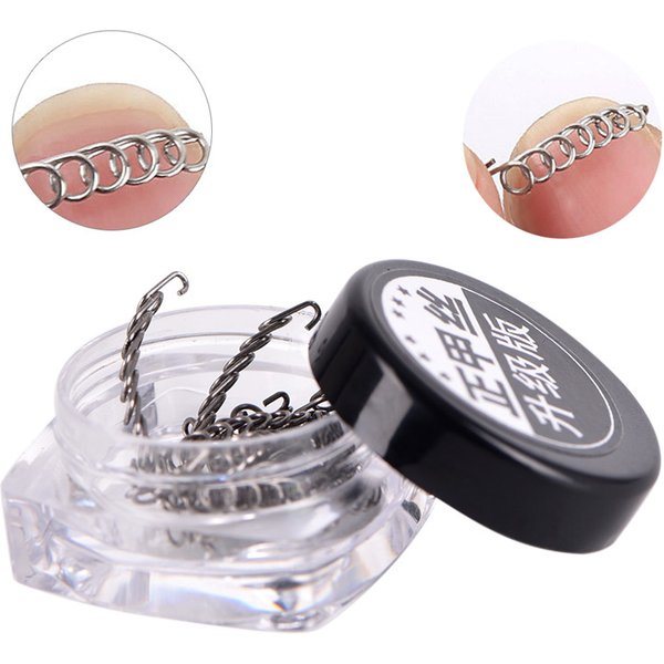 Korrektor Fuß Pediküre Werkzeug 12 teile/schachtel Nail art Eingewachsene Zehennägel Korrektur Draht Erholen Pflege Paronychie Datei Patch