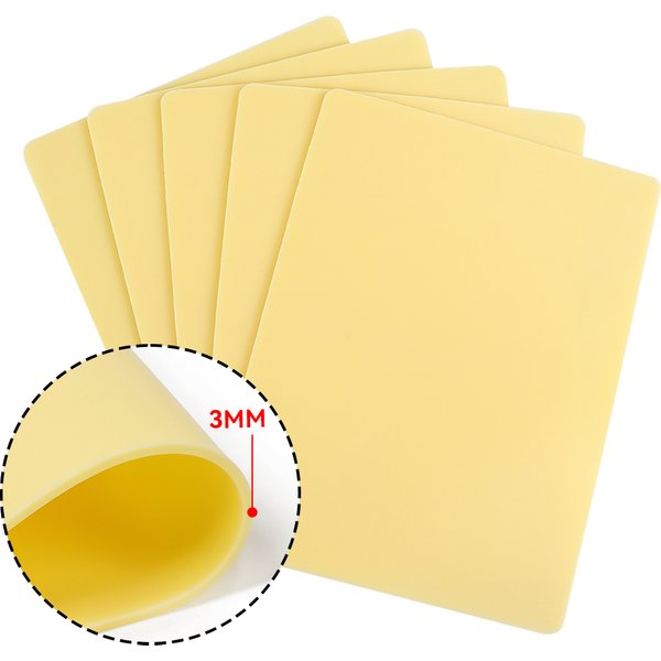 DM 15/10/8/5/1 pièces peau de pratique de tatouage 3MM fausse peau en Silicone Double face pour fourniture de formation de maquillage Permanent accessoire de tatouage