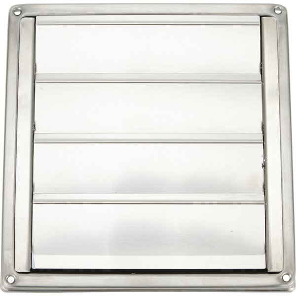 304 Stainless Steel Exterior Wall Vent Movable Square Air Outlet Long Lasting And Corrosion Resistant 100MM Size Application