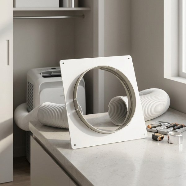150-mm-AC-Schlauchkupplung für tragbare Klimaanlagen, schnelle Einbauinstallation, ABS-Material, leicht und einfach zu transportieren für Anschlüsse.