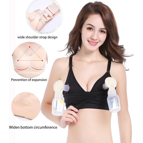 Soutien-gorge d'allaitement à pompage mains libres, soutien-gorge de maternité pour femmes, sous-vêtements spéciaux, vêtements de grossesse pouvant porter toute la journée