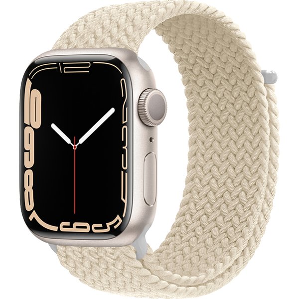 Braided Loop For Apple watch strap 44mm 40mm 45mm 49mm 41mm 38mm 45 mm Elastic Solo bracelet iWatch series 8 se 7 3 6 Ultra band