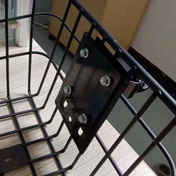 Support de panier de vélo pour partenaires, poignées d'installation faciles, support de tige de subventionnement amovible