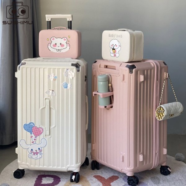 Valise à roulettes silencieuse pour étudiants masculins et féminins, puzzles super grands, valise à roulettes, roue universelle