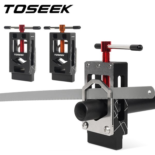 TOSEEK fourche de vélo guidon tige de selle outils de coupe vélo en Fiber de carbone barre de direction support de coupe outil de scie pour 22.2mm 28.6mm
