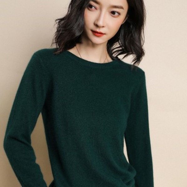 Nouveau femmes pull col rond automne hiver basique pull chaud décontracté Pulls pulls mode coréenne printemps tricots chemise de fond