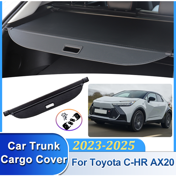 Couverture de coffre de voiture pour Toyota C-HR CHR AX20 MK2 2023 – 2025, plateau de bagages, rangement, bouclier de sécurité, cloison, accessoires automobiles