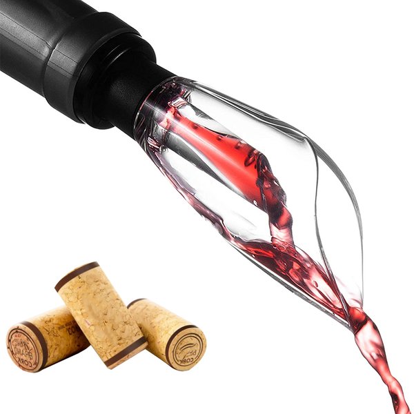 Nouveau carafe à vin magique, verseur d'aération de vin rouge, bec de décanteur, aérateur de vin, outil de versement à aération rapide, pompe, filtre Portable