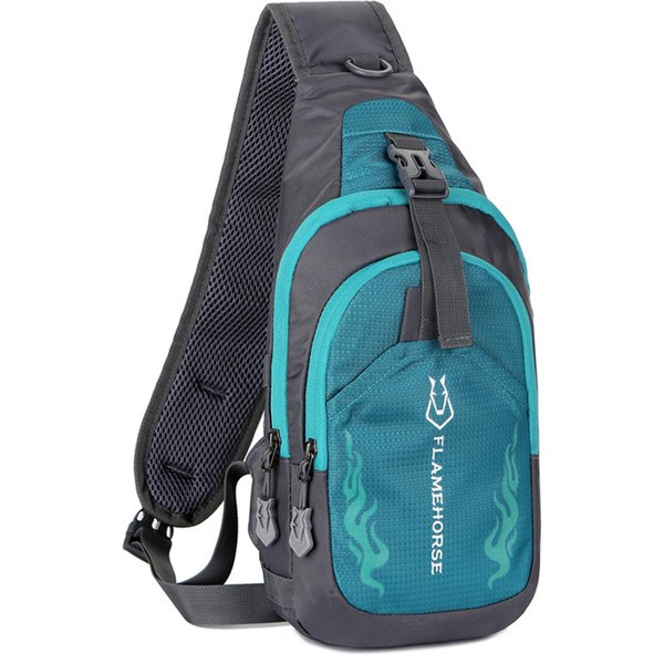 Men Sling Backpack Chest Crossbody Bag Waterproof Lightweight Chest Bag Shoulder Bag Travel Sports Running Cycling Gym Daypack