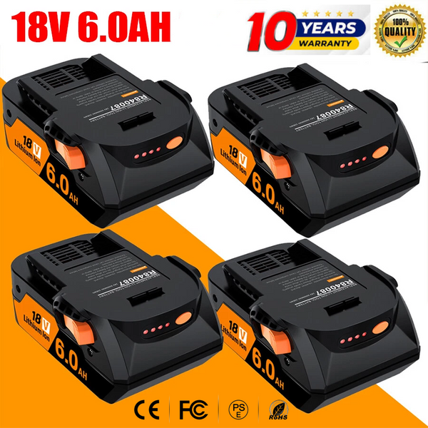 Für AEG 18V Akku 6,0Ah Lithium-Ionen-Akku für RIDGID R840087 R840085 L1815R L1850R L1830R R840083 Serie Akku-Elektrowerkzeuge