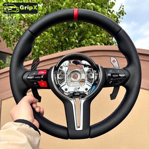 Volant de course en cuir série, pour BMW F30 F31 F34 F10 F11 F07 F20 F21 F22 F23 F32 F06 F12 F01 F02 1 3 5 7