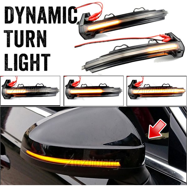 Pour Audi A4 S4 RS4 B9 2016-2019 A5 S5 RS5 clignotant dynamique lumière LED aile latérale rétroviseur indicateur clignotant séquentiel