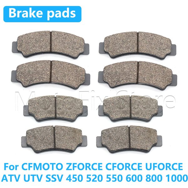 8PCS Motorradzubehör Vordere und Hintere Bremsbeläge Für CFMOTO ZFORCE CFORCE UFORCE ATV UTV SSV 450 520 550 600 800 1000
