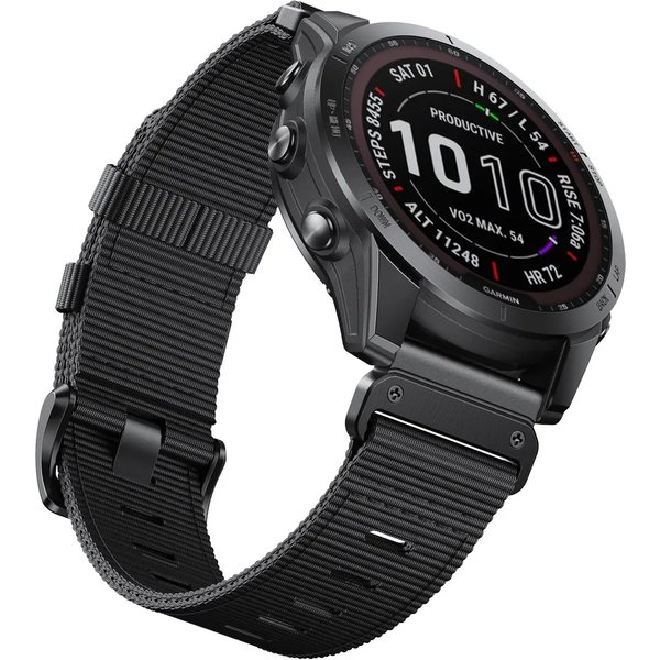 Geflochtenes Nylonarmband für Garmin Forerunner 965 955 945 935 745/Approach S70 S60 S62/MARQ/Descent G1 Solar Quick Fit Uhrenarmband