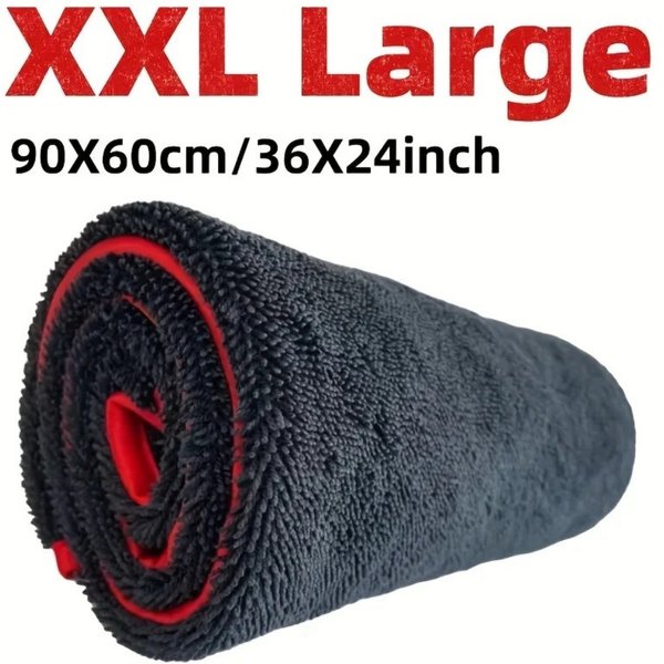 Ultra Saugfähiges Auto-Handtuch XXL Extra Großes Mikrofaser-Trockentuch - Ultra Saugfähige Verdickungstechnologie mit Twist-Ring-Design
