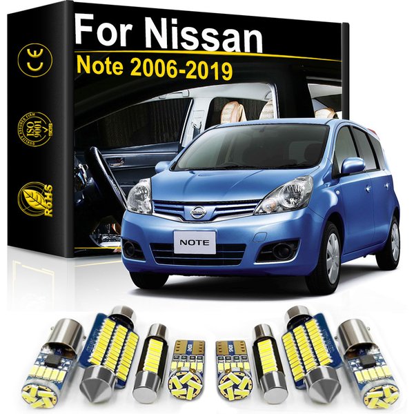 For Nissan Note E11 E12 2006 2008 2010 2011 2012 2013 2014 2015 2016 2017 2018 2019 Car Interior LED Light Canbus Indoor Lamp