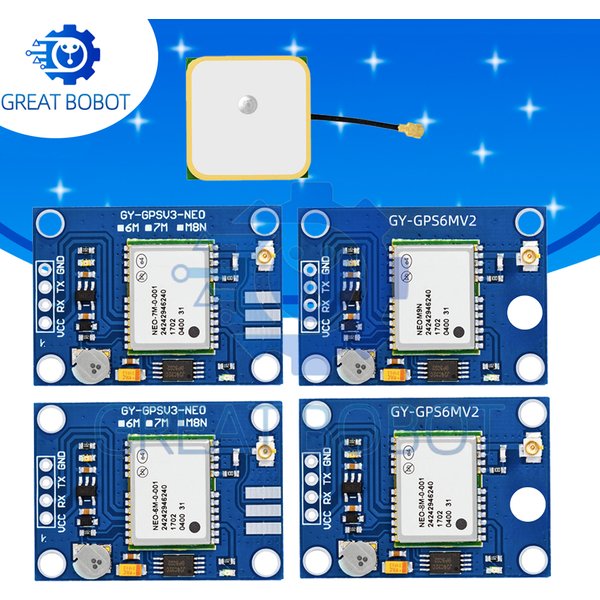 NEO-M8N/NEO-6M GPS-Modul (GY-GPSV3): Kompatibel mit APM 1.65/2.56, Pixhawk V2.4.5 und MWC-Controllern – 3,6 V Betriebsspannung