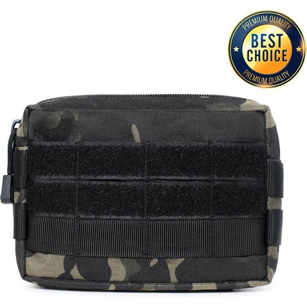 Tactical Pouch MOLLE Pouch EDC Bag Accessory Utility Pouch Multi-function Tool Bags Vest Accessory Bag Multi-function Sundry Bag