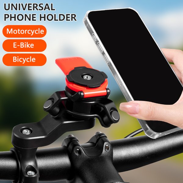 Universelle Sichere Handyhalterung für Lenker Multifunktionale Halterung Passend für Motorrad Fahrrad E-Bike und Alltagsroller