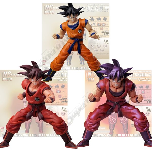 En stock : figurine d'action NS Studio Dragon Ball SHF, Goku Kaioken mécanique orange, Kaiohken à dix fois, échelle 1/12, cadeaux de collection.