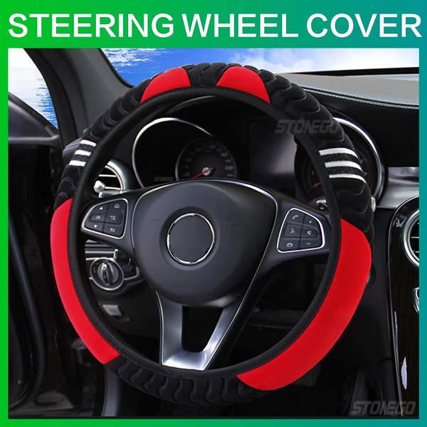 Auto Lenkrad Abdeckung Plüsch Kleines Monster Elastische Warme Anti-slip Rad Abdeckung Auto Styling Auto Zubehör für Frauen