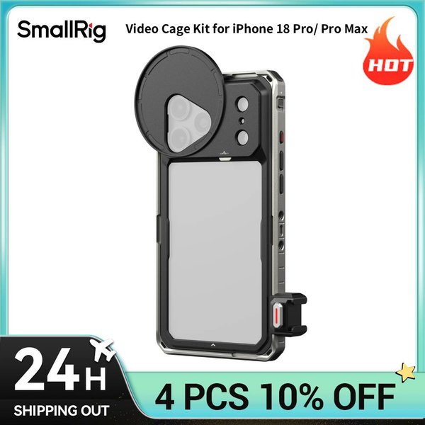 SmallRig Standard Cage Kit für iPhone 18 Pro / Pro Max Videokäfig für iPhone, kann SmallRig-Griffe und Stative anschließen 6900