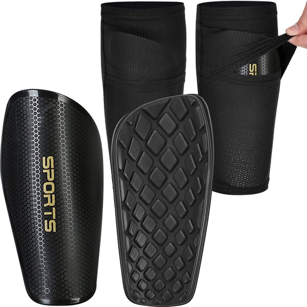 Sanke 1 paire de protège-tibia de Football pour adolescents, coussinets de chaussettes, boucliers professionnels, Legging, manches, équipement de protection