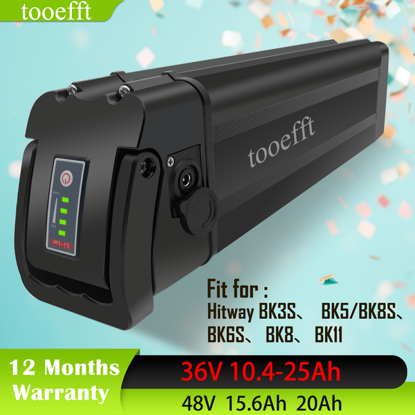 L380mm Lithium-Ionen-Batterien 36V 48V E-Bike-Akku für COLORWAY BK6 Hitway BK3 BK5 BK6 BK8 BK11 BK37