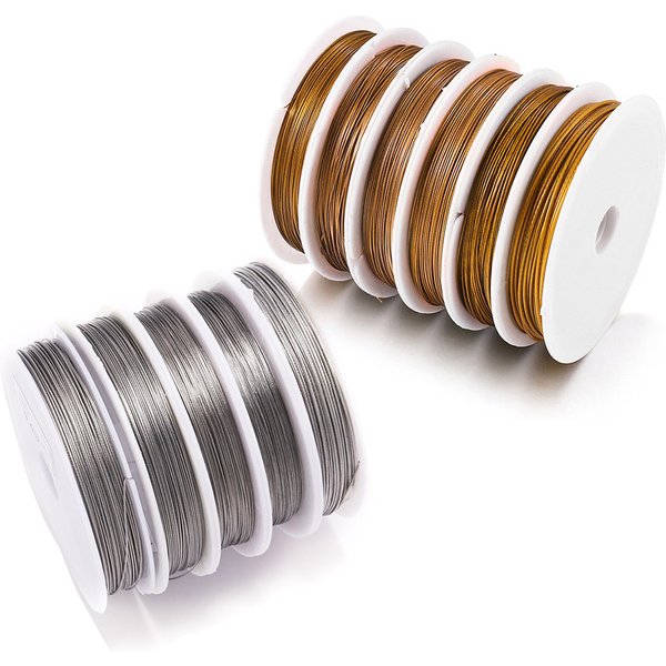 1 Roll/lots 0.3-0.45mm Resistant Strong Line Stainless Steel Wire Tiger Tail Beading Wire For Jewelry Making Finding