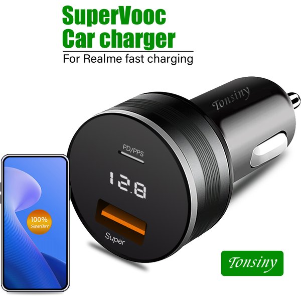 Chargeur de voiture pour Realme 11/10/9 Pro/C55/C35, adaptateur de voiture Warp pour OnePlus 11, chargeur allume-cigare pour OPPO Find X9 Reno 15