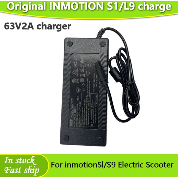 Original-Ladegerät für INMOTION S1/L9 Elektroroller INMOTION Kickscooter 63V Li-Ion-Akku-Ladegerät Zubehör