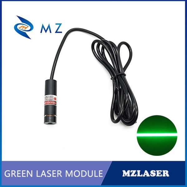 Module de Diode Laser ligne verte compacte 520nm, mise au point réglable D12mm 10mw-50mw, ligne de Machine de qualité industrielle Laser 3V