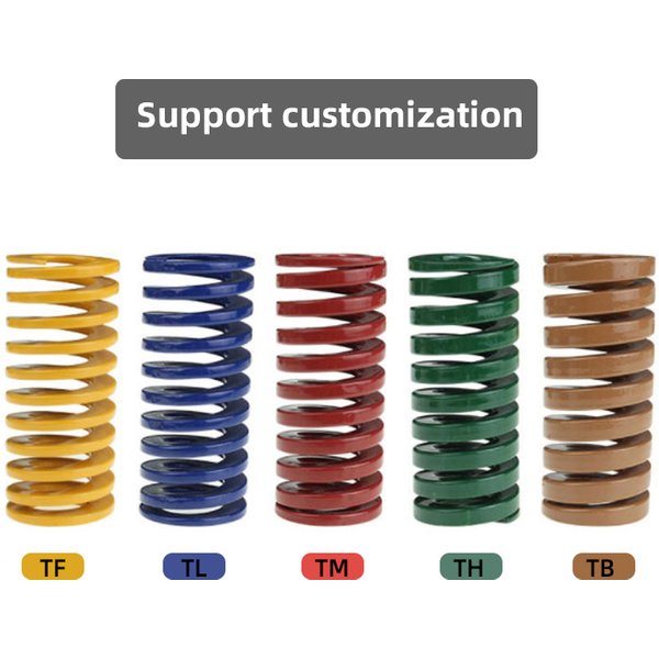 Creamily 1 Stück Spiral-Stanzfeder, Spulen-Druckfeder, komprimierte Feder, Entriegelungsdruckform, Federstahl, Außendurchmesser 20 mm, Innendurchmesser 10 mm
