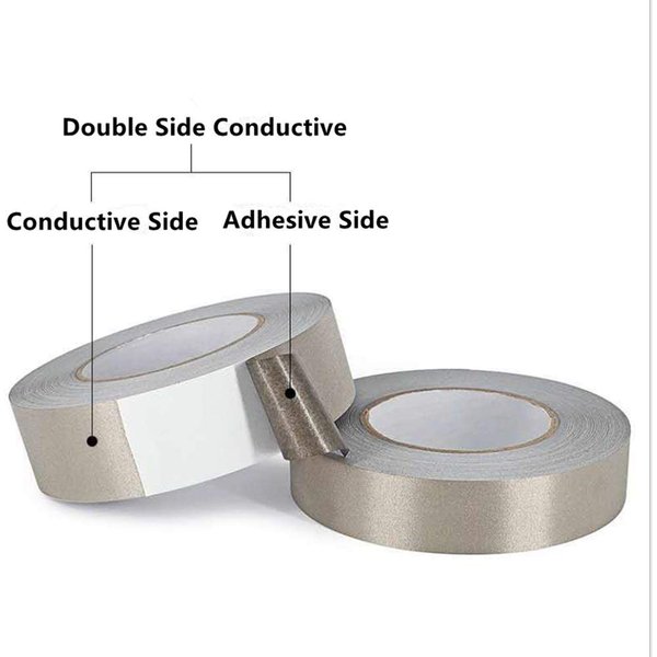 Faraday – ruban adhésif Double en tissu conducteur, pour ordinateur portable, téléphone portable, réparation LCD, blindage EMI, blocage du Signal RF 20M