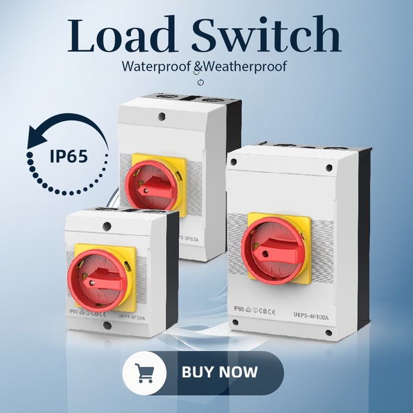 4-polig 16A 32A 40A 3-polig 63A 150A elektrischer IP65 AC-Trennschalter Last wasserdichter Schalter EIN AUS Trennschalter