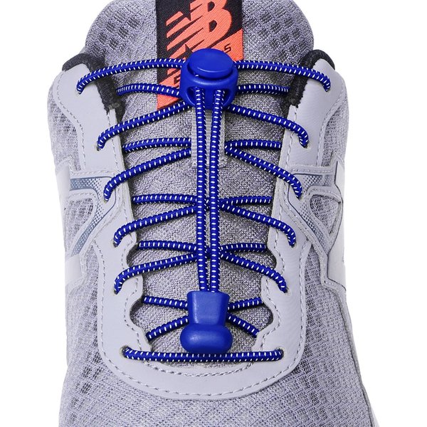 1 Paar Schnürsenkel ohne Binden, rund, Push The Spring Lock, sportliche elastische Schnürsenkel, geeignet für alle Schuhe, Lazy Laces, Schuhzubehör