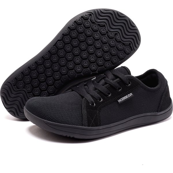 HOBIBEAR Unisexowe buty barefoot z szerokim noskiem dla kobiet i mężczyzn, minimalistyczne buty do biegania po terenie, lekkie i oddychające