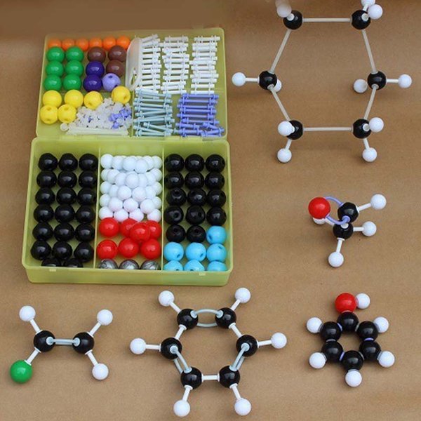 Molecular Model Organic /inorganic Structure Kits Suitable for High School College Students Teachers Diy Building Toys 267pcs