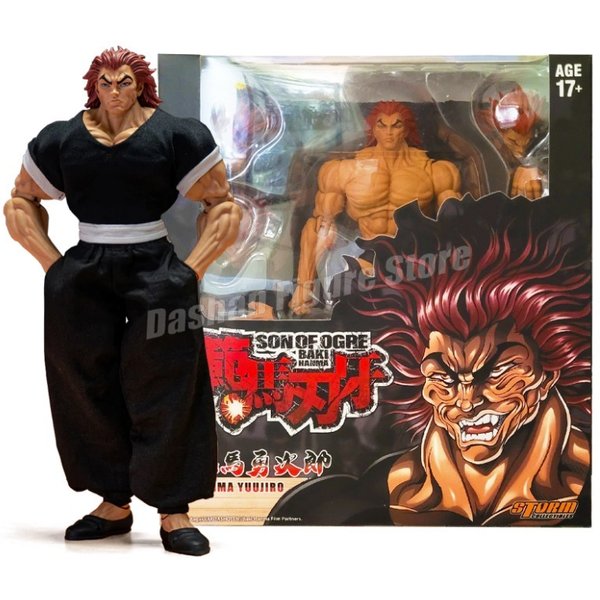 ST Baki Hanma Son Of Ogre Figurka akcji Hanma Yuujiro Figurka Ko Fighting PVC Kolekcja Anime Yujiro Figurki Model Zabawki Prezenty